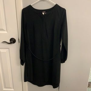 Merona black dress size small long sleeve